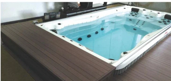 An Alu. Slated Cover For Pool